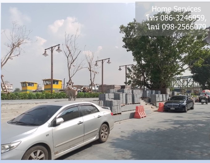 ให้เช่าที่ดินติดแม่น้ำเจ้าพระยา ถ.เทศบาล สาย – ถ.ประชาธิปก 270 ตรว. แบ่งเช่าเริ่ม 30 ตรม. ใกล้สะพานพุทธ เหมาะทำร้านค้า ร้านอาหารทุกประเภท